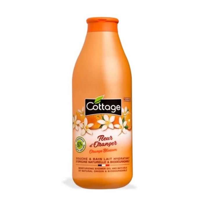 Cottage Moisturizing Shower Gel And Bath Milk Fleur D'Oranger 750ml - unisex - Teknashop Ltd
