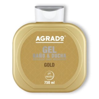 Agrado Gold Shower Gel 750ml - unisex - Teknashop Ltd