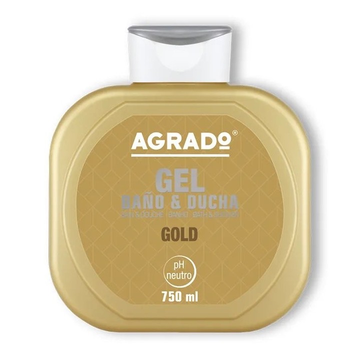 Agrado Gold Shower Gel 750ml - unisex - Teknashop Ltd