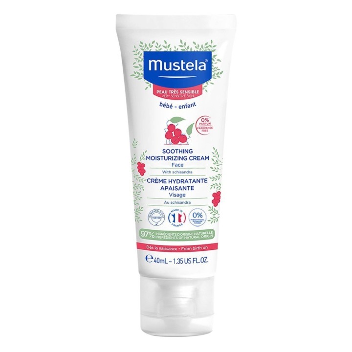 Mustela, Baby, Schisandra, Soothing, Cream, For Face, 40 ml - Teknashop Ltd