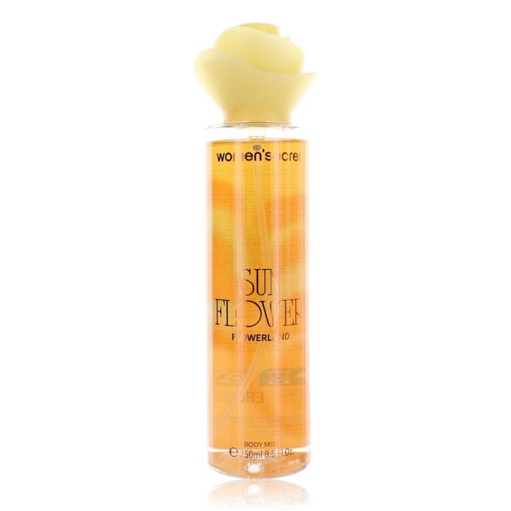 Women'Secret, FLOWERLAND SUN FLOWER BODY MIST, Scented Spray, For Women, 250 ml - Teknashop Ltd