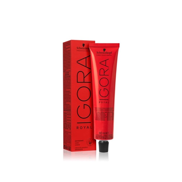 Schwarzkopf Professional, Igora Royal, Permanent Hair Dye, L-57 Golden Copper, 60 ml - Teknashop Ltd