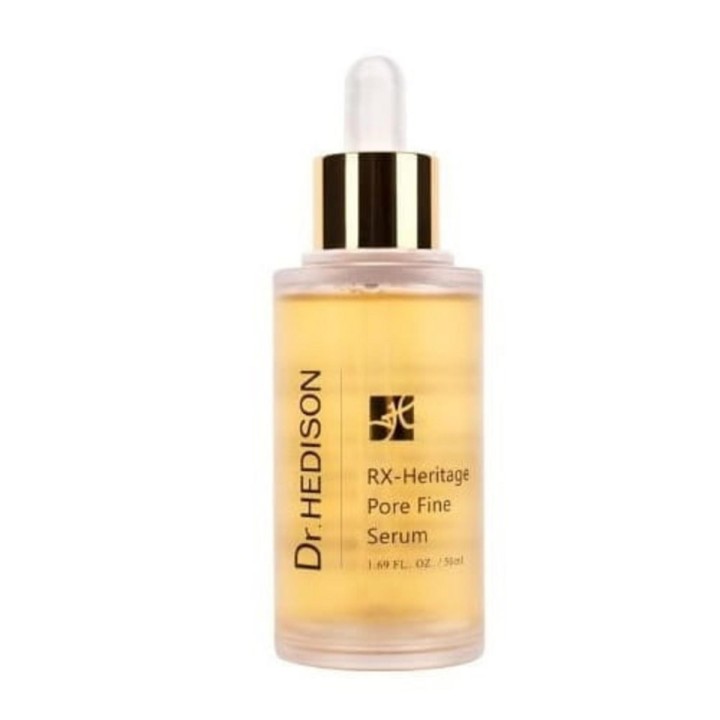 Dr. Hedison, RX-Heritage, Pore Reduction, Daily Use, Serum, Face, Neck, Décolleté, 50 ml - Teknashop Ltd