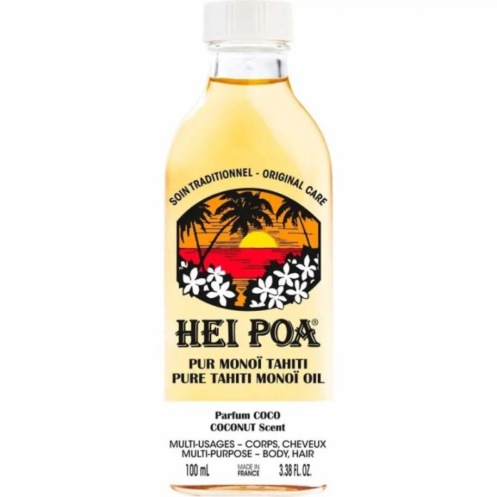 Hei Poa, Pure Thaiti Manoi, Hydrating, Nourishing, Coconut, Body Oil, For Body, Face & Hair, 100 ml - Teknashop Ltd