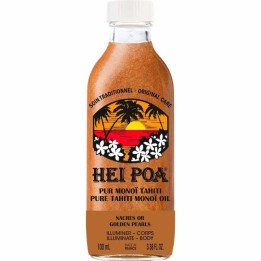 Hei Poa, Pure Thaiti Manoi, Nacres Or, Illuminating, Coconut, Body Oil, 100 ml - Teknashop Ltd