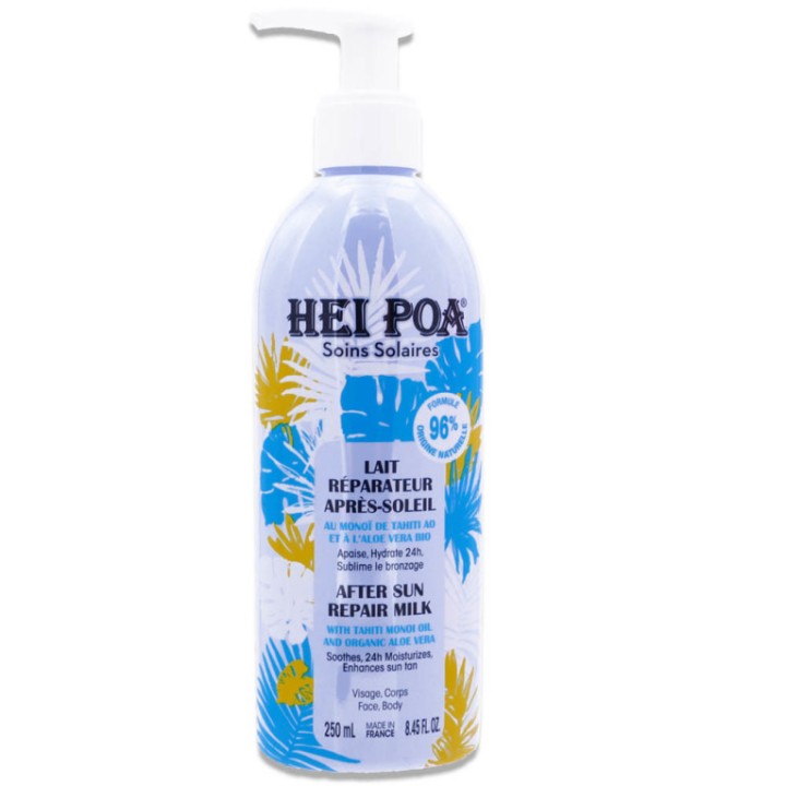 Hei Poa, After Sun, Repairing, After-Sun Milk, 250 ml - Teknashop Ltd