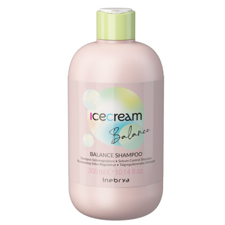 Inebrya, Ice Cream Balance, Hair Shampoo, Sebum Control, 1000 ml - Teknashop Ltd