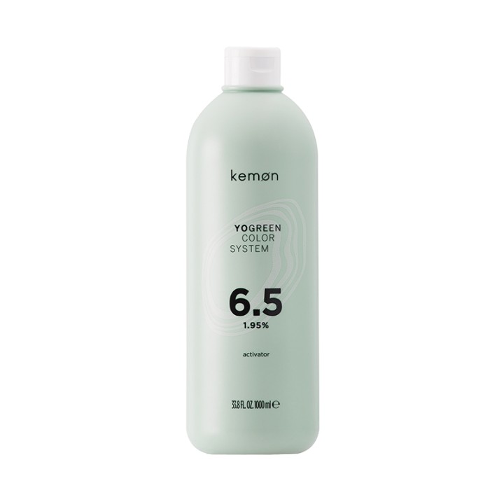 Kemon, Yo Green Activator, Hair Colour Activator Lotion, 6.5 vol, 1.95%, 1000 ml - Teknashop Ltd
