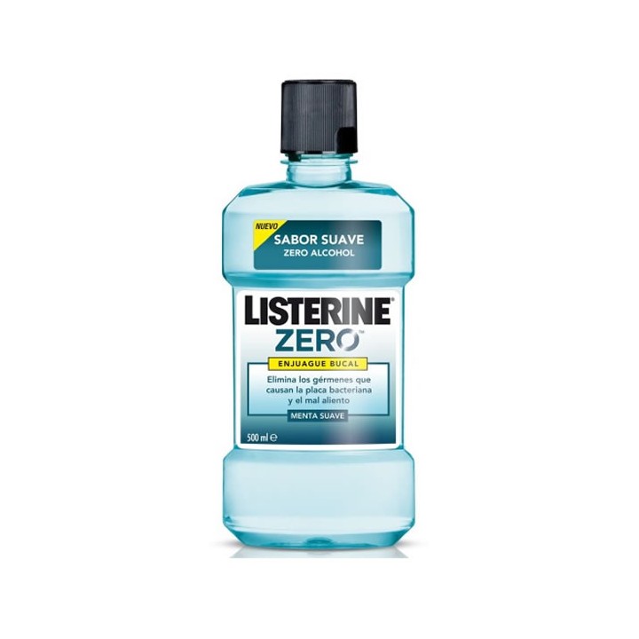 Listerine Zero Alcohol Mouthwash Soft Mint 500ml - unisex - Teknashop Ltd