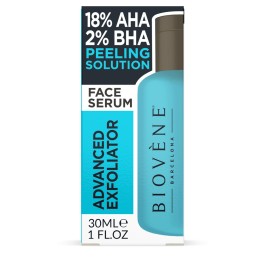 Biovene, Peeling Solution, 18% AHA, Even Skin Tone, Serum, For Face, 30 ml - Teknashop Ltd