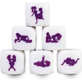 SECRETPLAY - DICE KAMASUTRA LESBIAN 25 MM - D-227046 - Teknashop Ltd