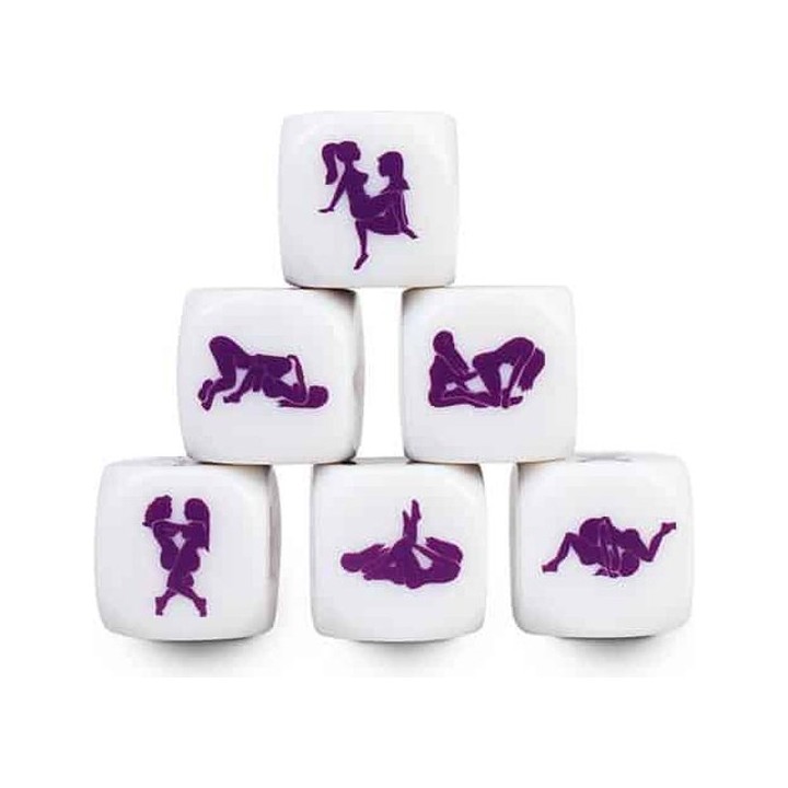SECRETPLAY - DICE KAMASUTRA LESBIAN 25 MM - D-227046 - Teknashop Ltd