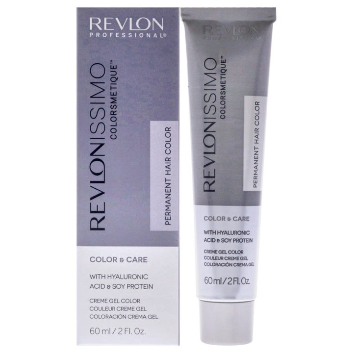 Revlon, Revlonissimo Colorsmetique, Permanent Hair Dye, 7.41 Hazel Blonde, 60 ml - Teknashop Ltd