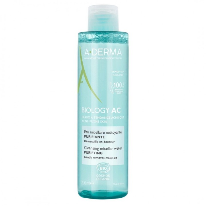 A-Derma, Biology AC, Cleansing, Micellar Water, Sensitive, 200 ml - Teknashop Ltd
