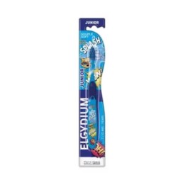 Elgydium, Junior Splash, Toothbrush, Blue - Teknashop Ltd