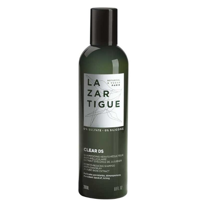 Lazartigue, Clear Ds, Hair Treatment Shampoo, Kerato-Reducing, For Scalp With Dry Dandruff, 200 ml - Teknashop Ltd