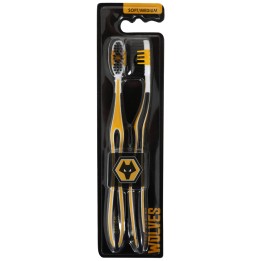 Set, Epl, Wolves, Toothbrush, 2 pcs - Teknashop Ltd