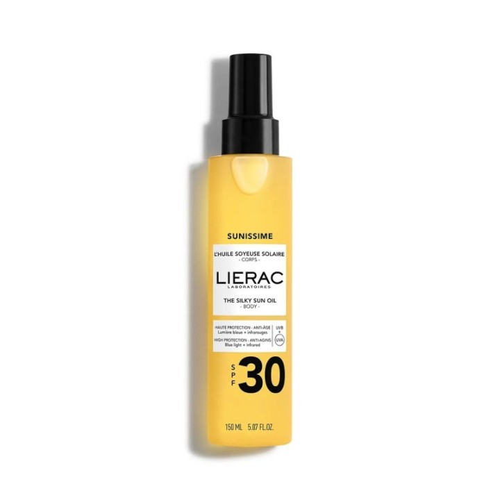 Lierac, Sunissime The Sun Silky Oil, Hydrating, UV Protection, Oil, SPF30, 150 ml - Teknashop Ltd