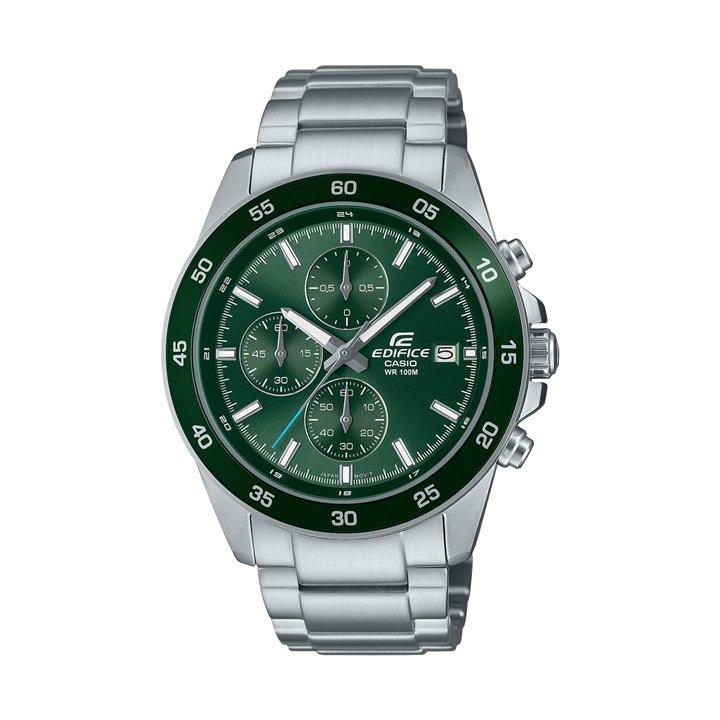 CASIO EDIFICE Mod. CLASSIC CHRONOGRAPH - GREEN - WW.EFR-526D-3AVUEF - Teknashop Ltd