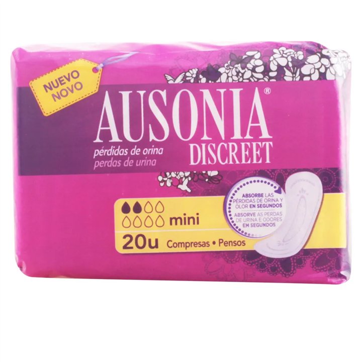 Ausonia Discreet Mini Sanitary Towels 20 Units - unisex - Teknashop Ltd