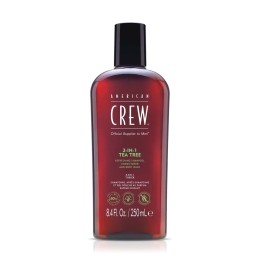 American Crew Tea Tree 3 In 1 Shampoo, Conditioner and Body Wash 100ml - unisex - Teknashop Ltd