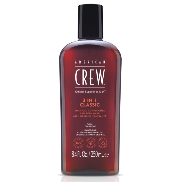 American Crew 3-In-1 Ginger Tea Champú 250ml - unisex - Teknashop Ltd