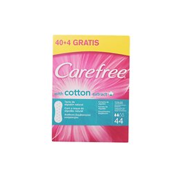 Carefree With Cotton Extract Pantyliners 44 Units - unisex - Teknashop Ltd