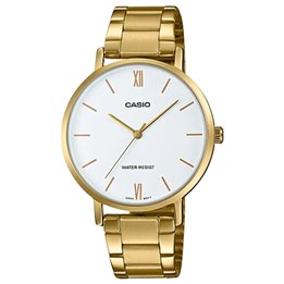 CASIO COLLECTION Mod. MINIMAL GOLD - WHITE - WW.LTP-VT01G-7BUDF - Teknashop Ltd