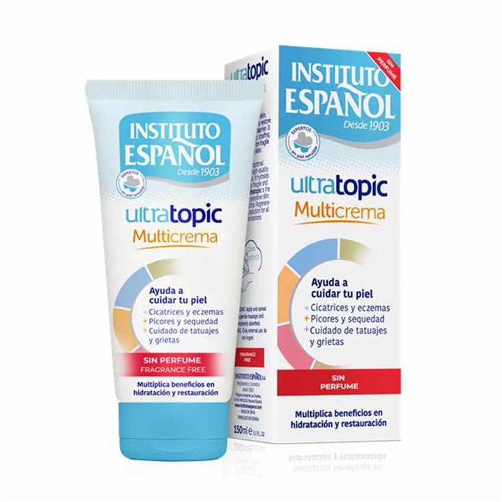 Instituto Español Ultratopic Multi-Crema Sin Perfume 150ml - unisex - Teknashop Ltd