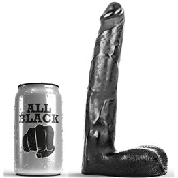 ALL BLACK - DILDO REALISTIC 21 CM - D-216236 - Teknashop Ltd