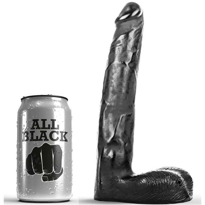 ALL BLACK - DILDO REALISTIC 21 CM - D-216236 - Teknashop Ltd