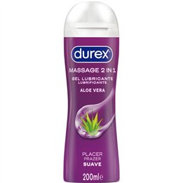 DUREX - SOFT ALOE VERA MASSAGE LUBRICANT GEL 200 ML - D63-194247 - Teknashop Ltd
