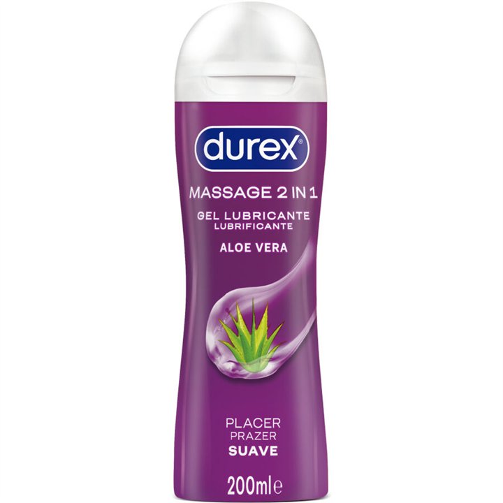 DUREX - SOFT ALOE VERA MASSAGE LUBRICANT GEL 200 ML - D63-194247 - Teknashop Ltd