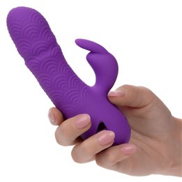 CALEXOTICS - MANHATTAN BEACH MARVEL VIBRATOR RABBIT PURPLE BY CALIFORNIA DREAMING - D-239981 - Teknashop Ltd