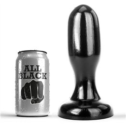 ALL BLACK - PLUG ANAL 19,5 CM - D-222810 - Teknashop Ltd