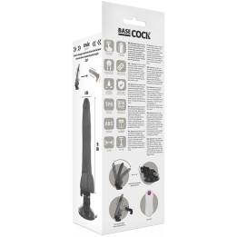 BASECOCK - REALISTIC ARTICULABLE REMOTE CONTROL BLACK 18.5 CM -O- 4 CM - D-223014 - Teknashop Ltd