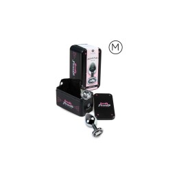 SECRETPLAY - PLUG ANAL TRANSPARENT ALUMINUM 8 CM - D-212418 - Teknashop Ltd