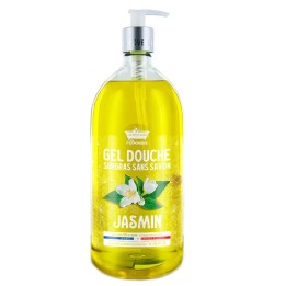 Les Petites Bains de Provence, Donkey Milk, Shower Gel, For Body, Face & Hair, For Sensitive Skin, 1000 ml - Teknashop Ltd
