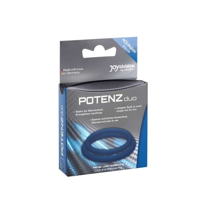 JOYDIVISION POTENZDUO - BLUE RINGS - XL - D-207305 - Teknashop Ltd