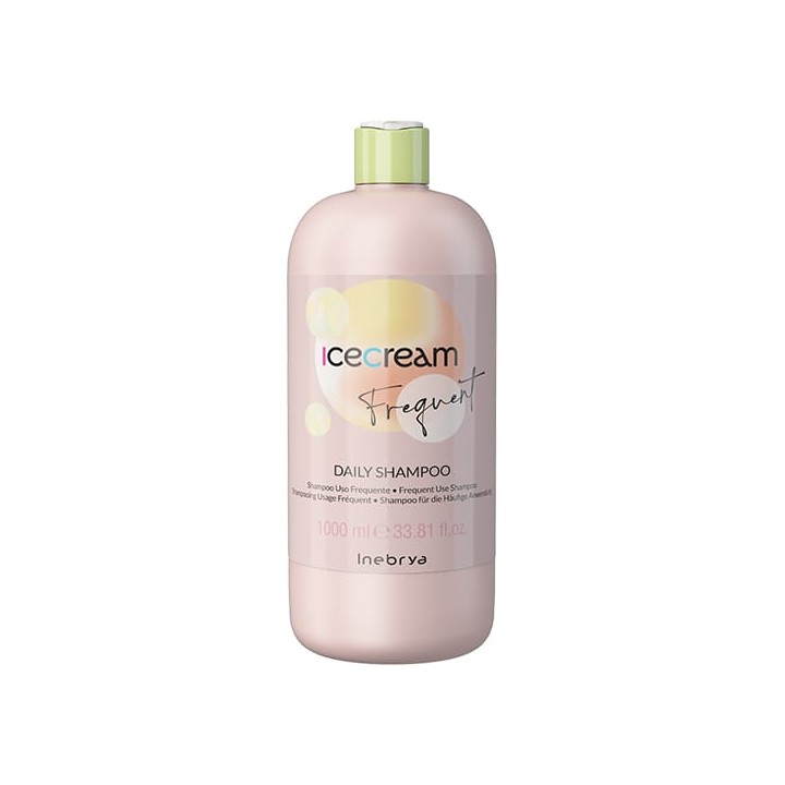 Inebrya, Ice Cream Frequent, Hair Shampoo, Regenerating, 1000 ml - Teknashop Ltd