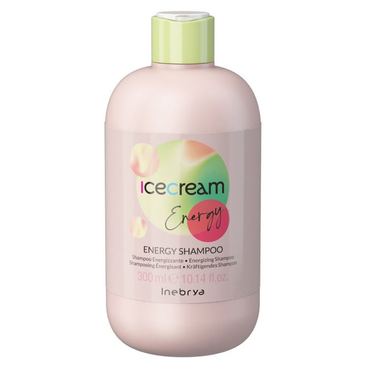 Inebrya, Ice Cream Energy, Hair Shampoo, Energising, 1000 ml - Teknashop Ltd
