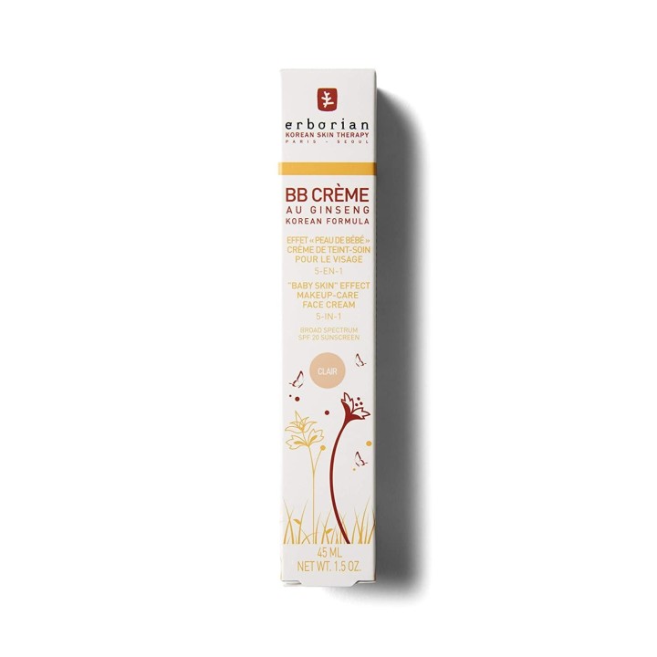 Erborian, B.B Cream, Ginseng, Matte, BB Cream, Chocolate, SPF 20, 40 ml - Teknashop Ltd