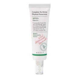 Axis-Y, Complete No-Stress, Sun Protection, Sunscreen Cream, For Face, SPF 50+, 50 ml - Teknashop Ltd