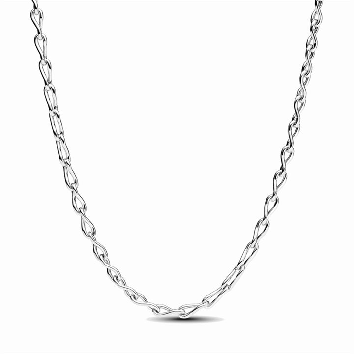 PANDORA JEWELRY Mod. INFINITY CHAIN NECKLACE - 50 CM - WW.393052C00-50 - Teknashop Ltd
