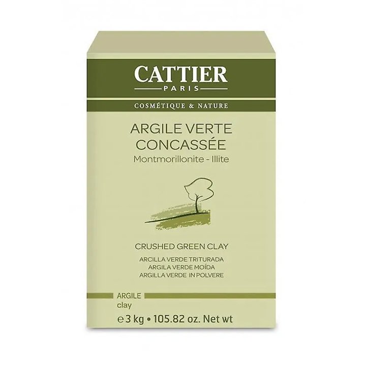 Cattier Paris Cattier Arcilla Verde Triturada 3kg - unisex - Teknashop Ltd