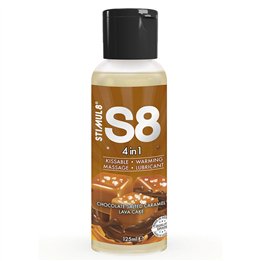 STIMUL8 - S8 4 IN 1 CHOCOLATE AND SALTED CARAMEL DESSERT LUBRICANT 125 ML - D-243750 - Teknashop Ltd