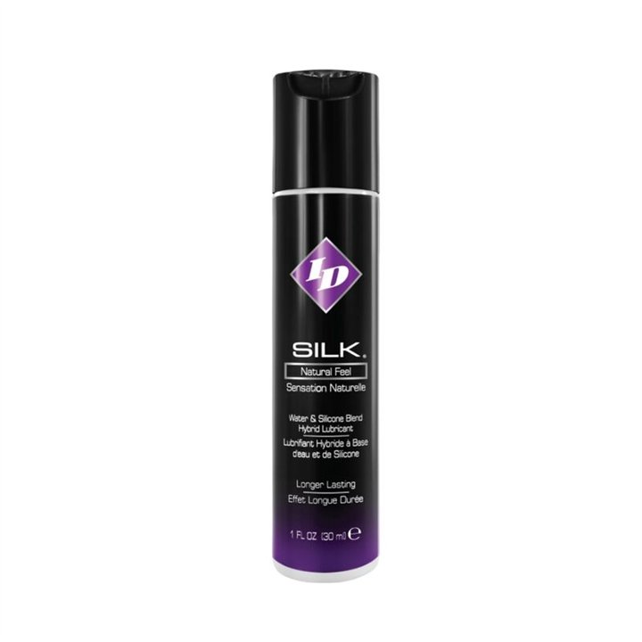 ID SILK - NATURAL FEEL SILICONE/WATER 30 ML - D-201575 - Teknashop Ltd