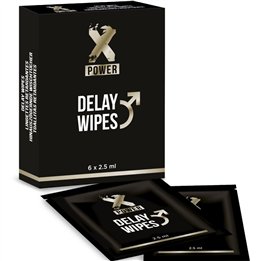 X POWER - DELAY WIPES 6 UNITS - D-229432 - Teknashop Ltd
