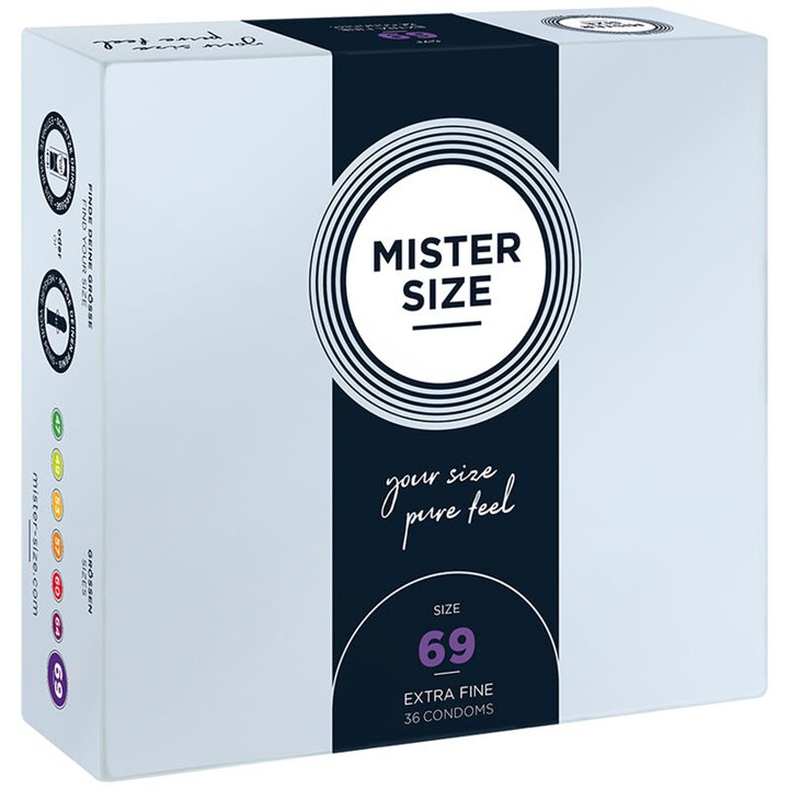 MISTER SIZE - CONDOMS SIZE XXXL 69 MM (36 UNITS) - D-242289 - Teknashop Ltd