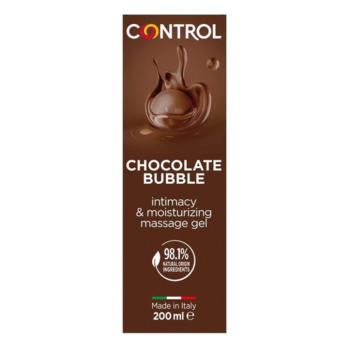 Massage Gel Bubble Chocolate 200 ml - 8058664162307 - Teknashop Ltd